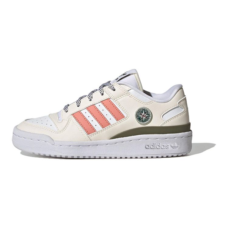 Adidas Forum Low CL J Белый Чудо-глина Детские Кроссовки Обувь-Белый Меловой-Белый IG0283 38