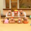 New Capybara Blind Box Mini Doll Car Interior Decoration Action Figure Desktop Ornament Model Children's Birthday Christmas Gift