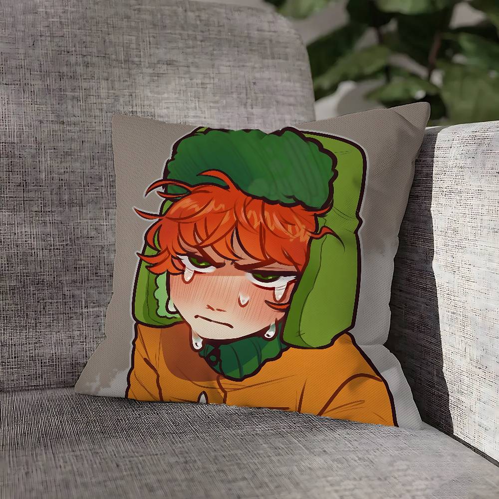 S-SouthES Cute P-Park Pillow Case For Sofa Decor Car Office Room Printing Cushion Cover Decorations and Protector