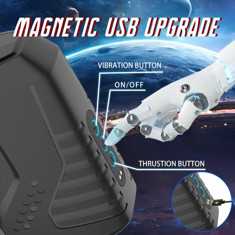 10 Vibration Space Capsule Fully Automatic Telescopic Airplane Cup Vibration Masturbator For Adult