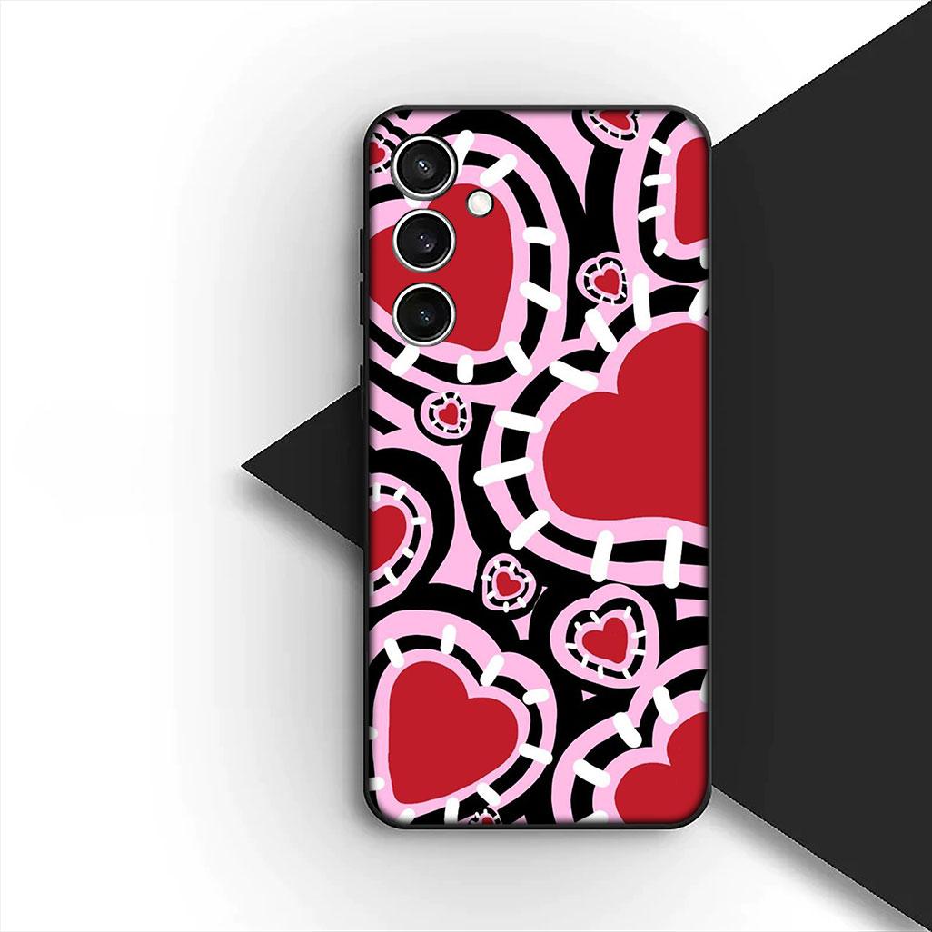 

Casing for Huawei P30 P20 Mate 20 Lite Pro Y7a Y6P Y7 2019 Nova 5T 3I p30Lite Phone Cover Soft Case Star Dark Red Heart Love Huawei Y6p