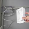 5pcs Outlet Junction Box, Wall Socket Boxes, 1 Gang Electrical Box, External Installation Box, Plastic Electrical Enclosure Box for Home