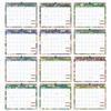 12 Months 2027 Calendar 12 Months Hanging Monthly Calendar 2027 Floral Wall Calendar for School Home Office Organization
