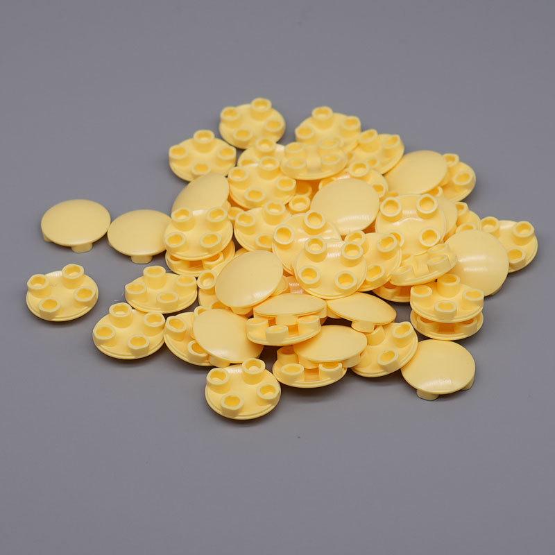 

Handmade Small Particle Block Mushroom Cap 4-Hole Buckle Plate Sheet for 2654 Assembly Accessories