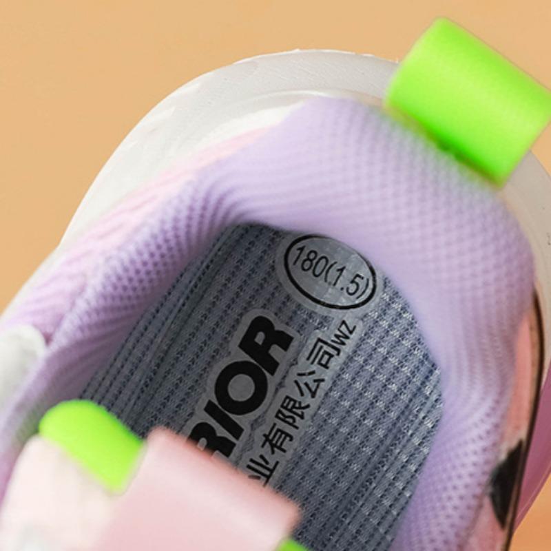 WARRIOR Children's Sports Shoes Spring and Autumn Boys' Shoes Girls' Casual Shoes Mesh Breathable