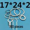 Thickened Galvanized Iron Flat Washer: Small Outer Diameter, Narrow Edge