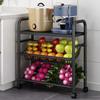 Zhaiwanjia 5-Tier Kitchen Storage Rack with Wheels