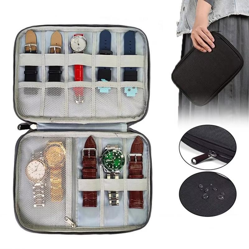 Watchband Bag for Apple Watch Strap Box Case Travel Smart Watch Wriststrap Storage Bag Box Watches Organizer Band Holder