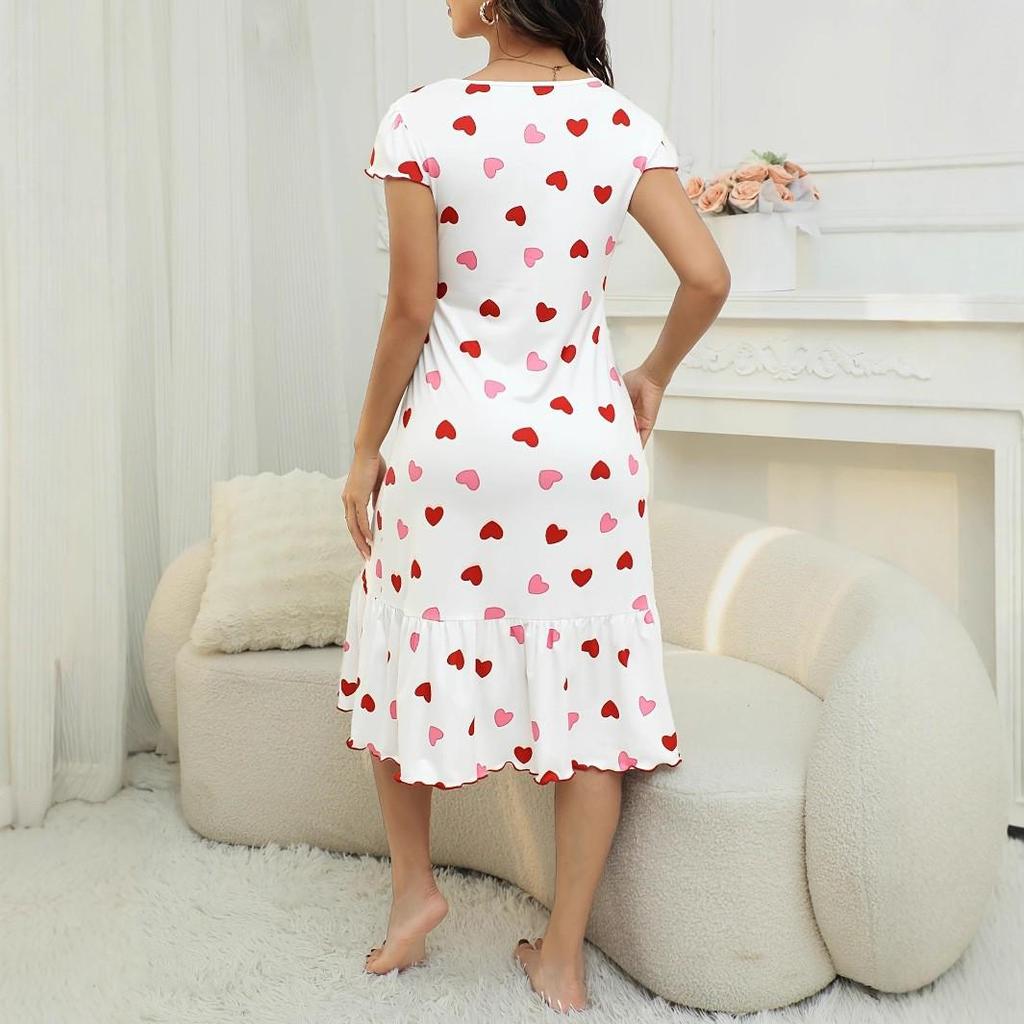 Summer Sexy Women's Casual Pajama Dress Nightgown Short Skirt