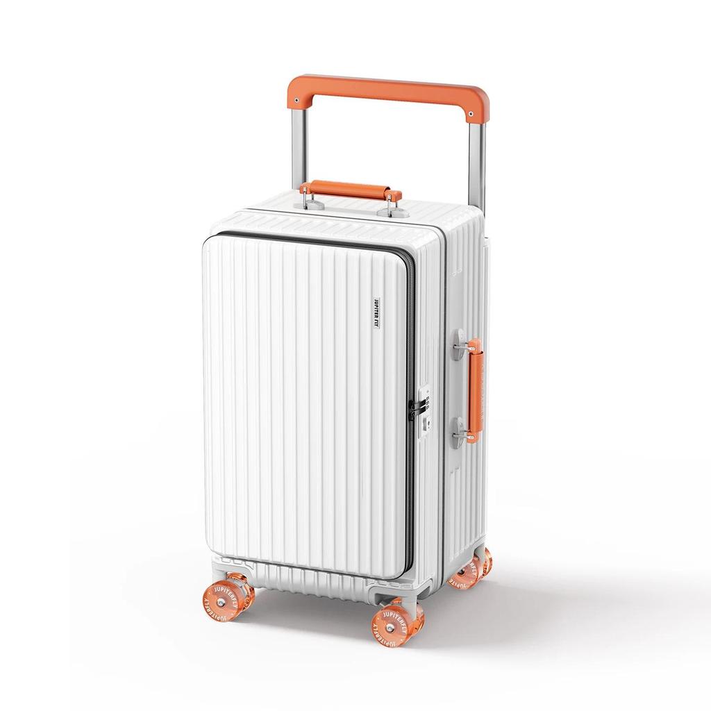 2026 New Aluminum Side-Opening 20-Inch Carry-On Suitcase - Large Capacity, High-Value Travel Pull-Rod Box