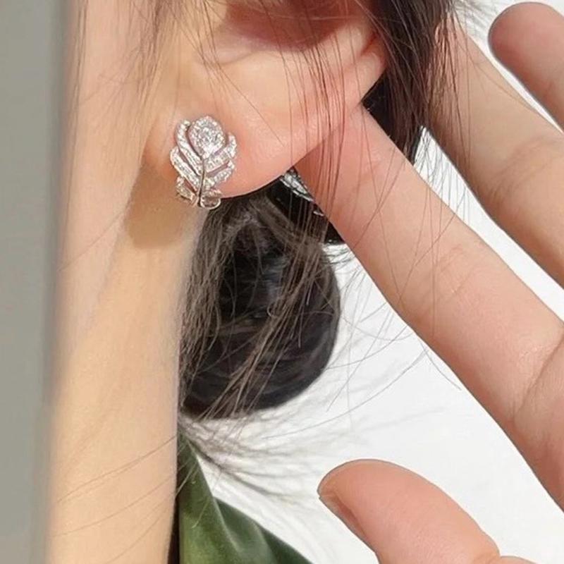 New Vintage Luxury Jewelry For Women Musla Design Ear Stud Wedding Jewelry Earrings Fashion Gifts Lady Party Earrings