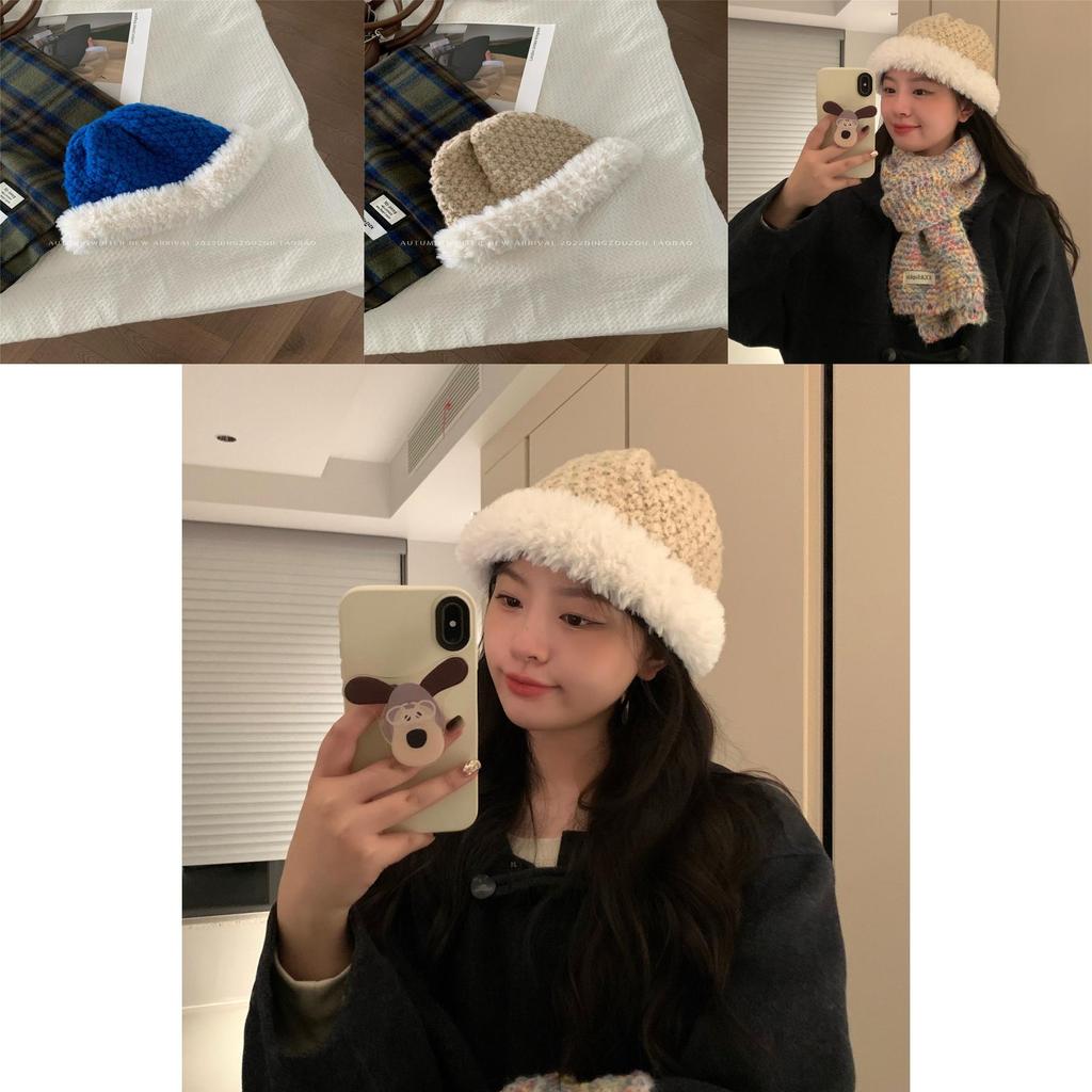 Stylish Warm Winter Knit Hat For Women Cute Plush Design With Ear Protection
