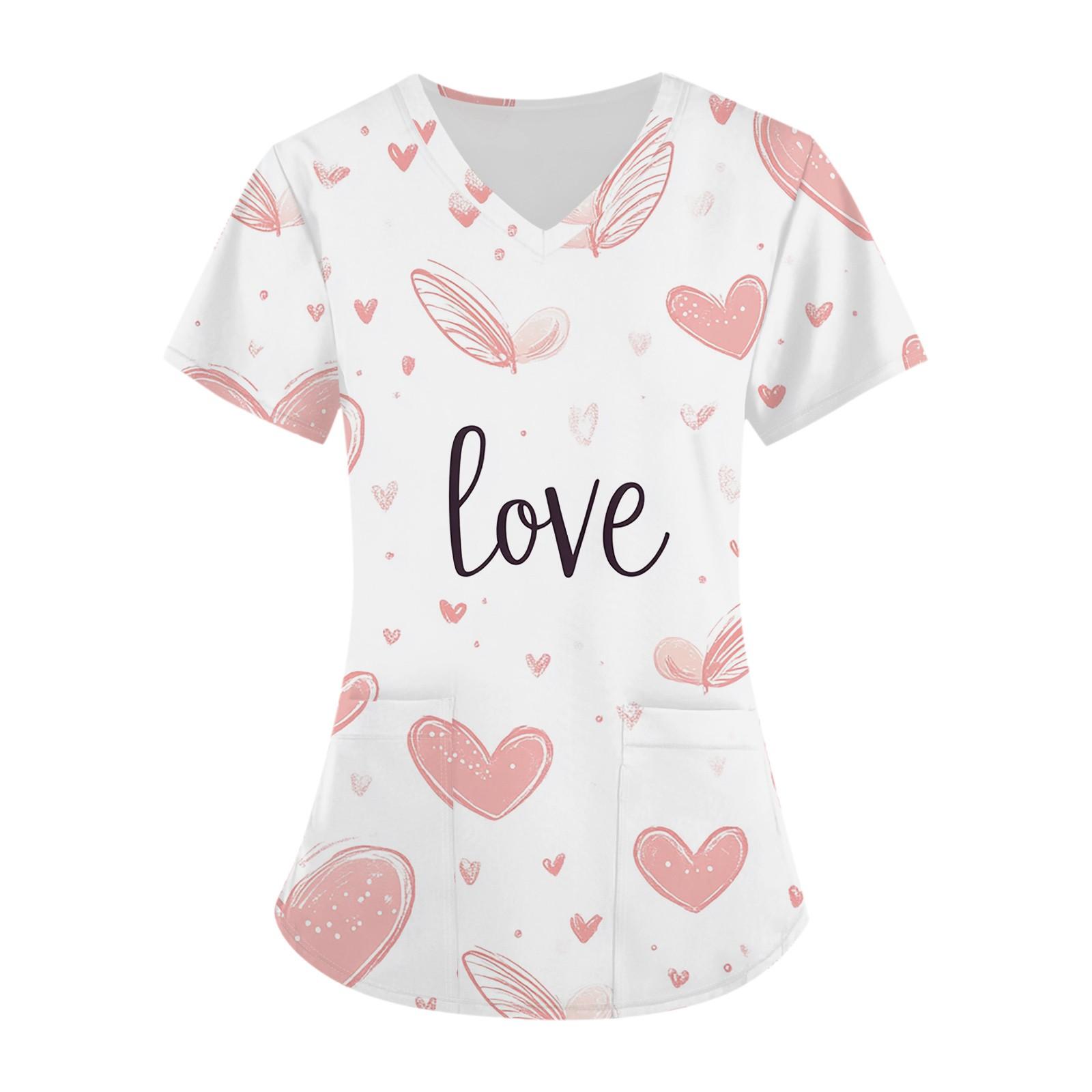 

Женский топ с карманом и коротким рукавом с крестом и V-образным вырезом XXL