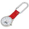 Fieldwork Women's Analog Pocket Watch with Carabiner, Animal Design, Yorkie Cat, Red, MKK2316-5