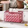European Style Paper Towel Case Automatic Lift Paper Container Light Luxury Napkin Box  Living Room