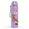 1PC Christmas Santa Deer Pattern 750ml Color Plastic Sports Water Bottle Leakproof Flip Straw Lid Suitable for Sports Office Home Use