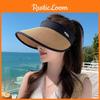 Fashion Sun Hat With Large Brim And Comfortable Straw Weave For Summer Beachwear