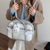 Carto Star Batoh Andělská křídla Hudební nota Módní Taška přes rameno Korejský styl Zipová Taška Tote Y2k Styl Dojíždějící Taška pod paži