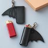 Modern Bat Patterned Case Wear Resistant PU Construction Protective Sleeve With Keychain Loop