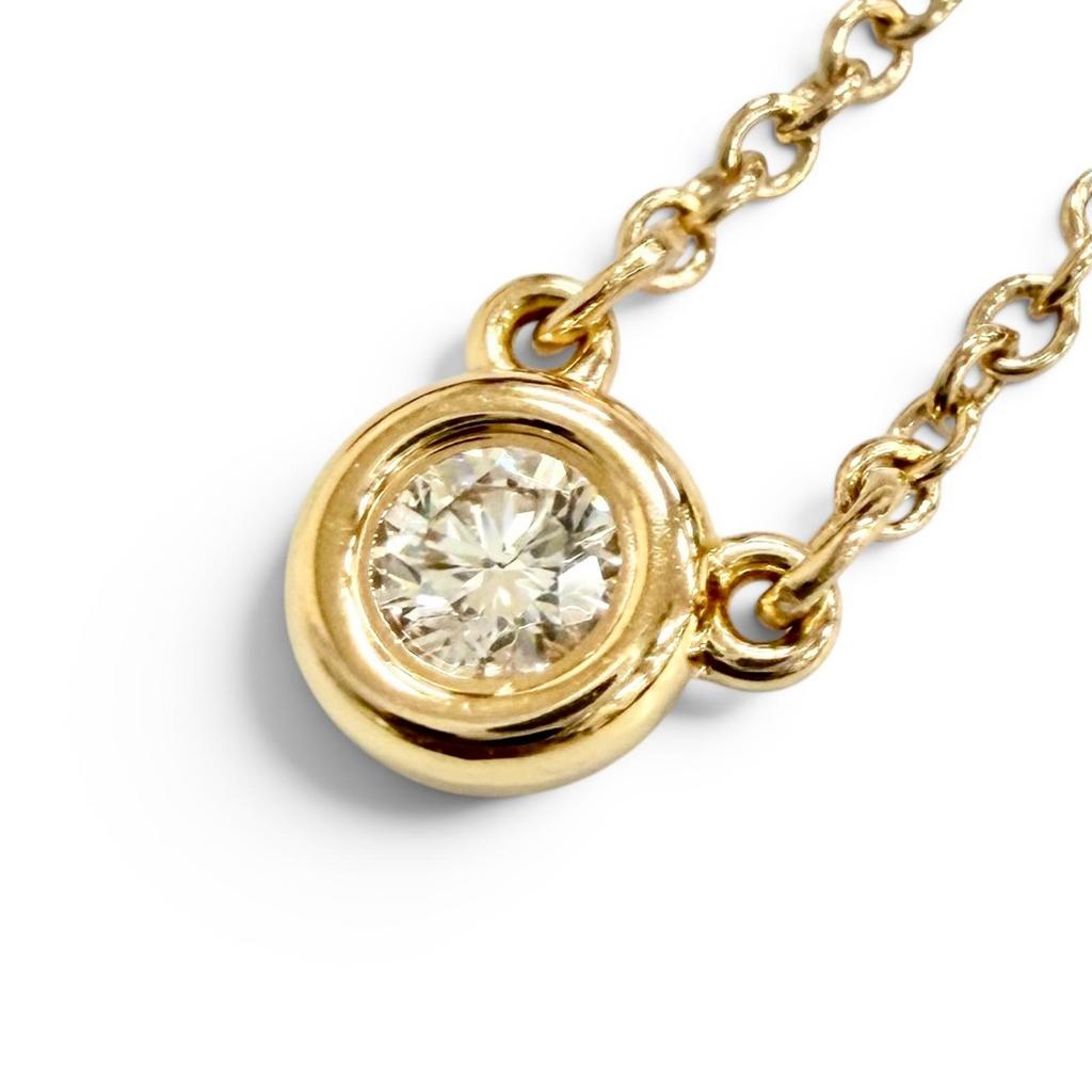 Excellent TIFFANY&Co. Necklace By the yard 1P Diamond Necklace, around 0.14ct Used