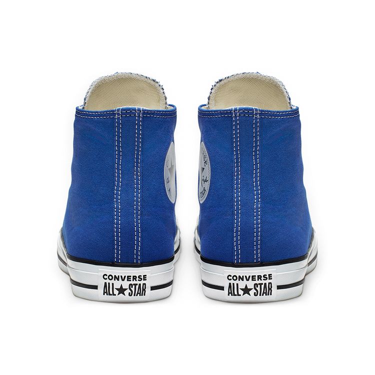 Converse Chuck Taylor All Star Seasonal Colour Comfortable High-Top Canvas Shoes Unisex Sneakers Blue White 164934C