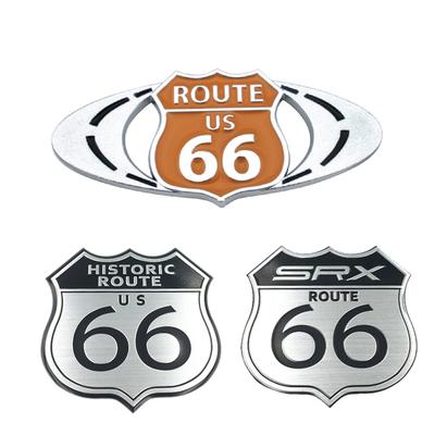 Saki&Masa Emblem Route 66 Sticker Car Motorcycle Retro Decal Route 66 Set of 3