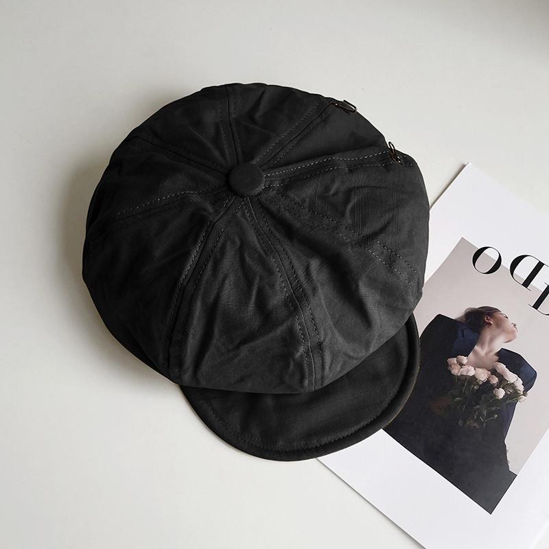 Retro Cotton Octagonal Hat With Wide Brim For Casual And Stylish Women