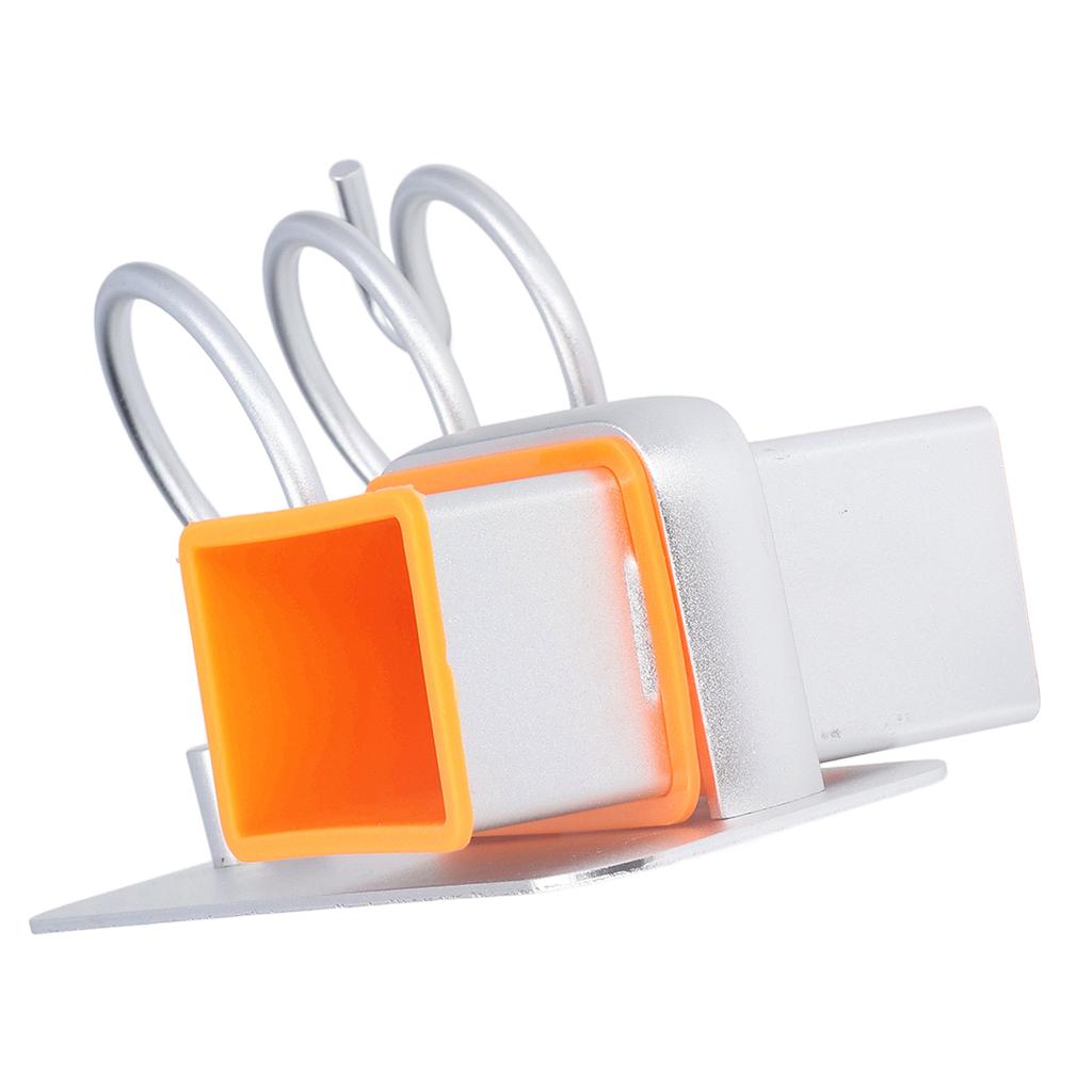 Hair Dryer Holder Free Punch Wall Mounted Universal Size Space Aluminum Blow Dryer Holder for Blow Dryer Toiletries