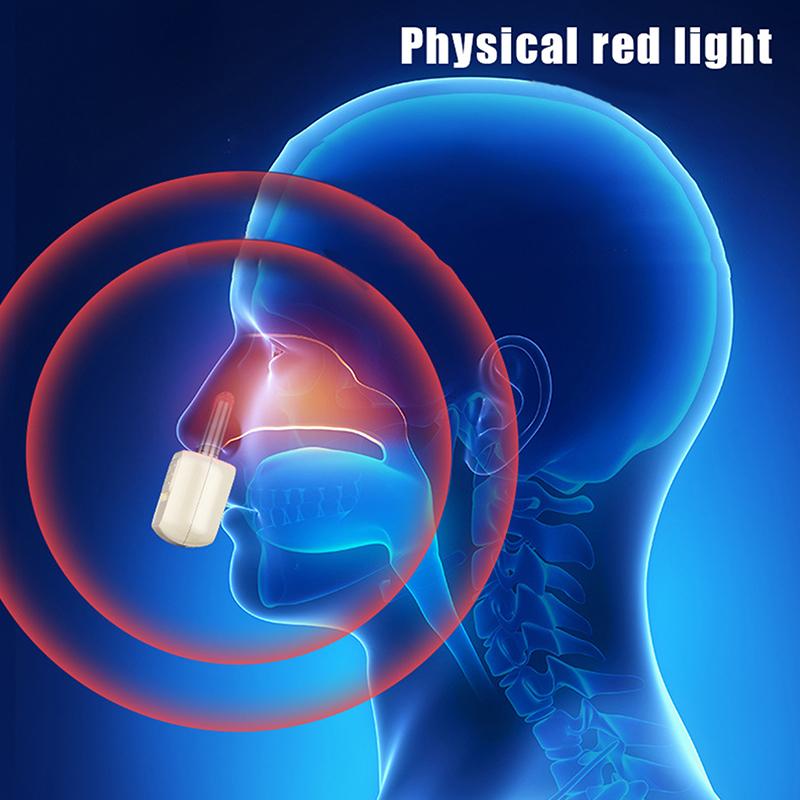 Intelligentes Infrarotlicht-Nasenmassage-Rhinitis-Therapiegerät Nasenrachenpflege Laser Juckende Nase Linderung Beruhigende Maschine Werkzeug