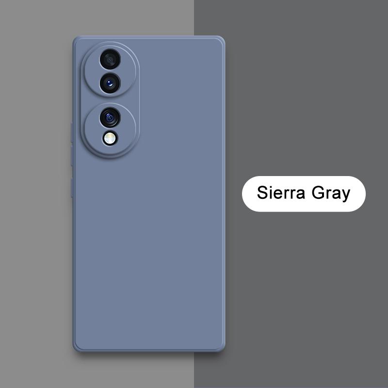 Quadratische Flüssigsilikonhülle für Honor 50 60 70 Pro Plus SE, weiche Telefonabdeckungen, Honor50, Honor60, Honor70, stoßfestes Gehäuse