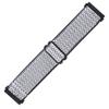 For Fitbit Versa 4/Sense 2 Stretchy Nylon Watch Band Wave Pattern Elastic Braided Replacement Strap