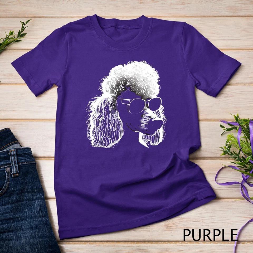 Poodle Best Dog Sunglasses Pet Lover Dog T-Shirt Unisex T-shirt 5 S