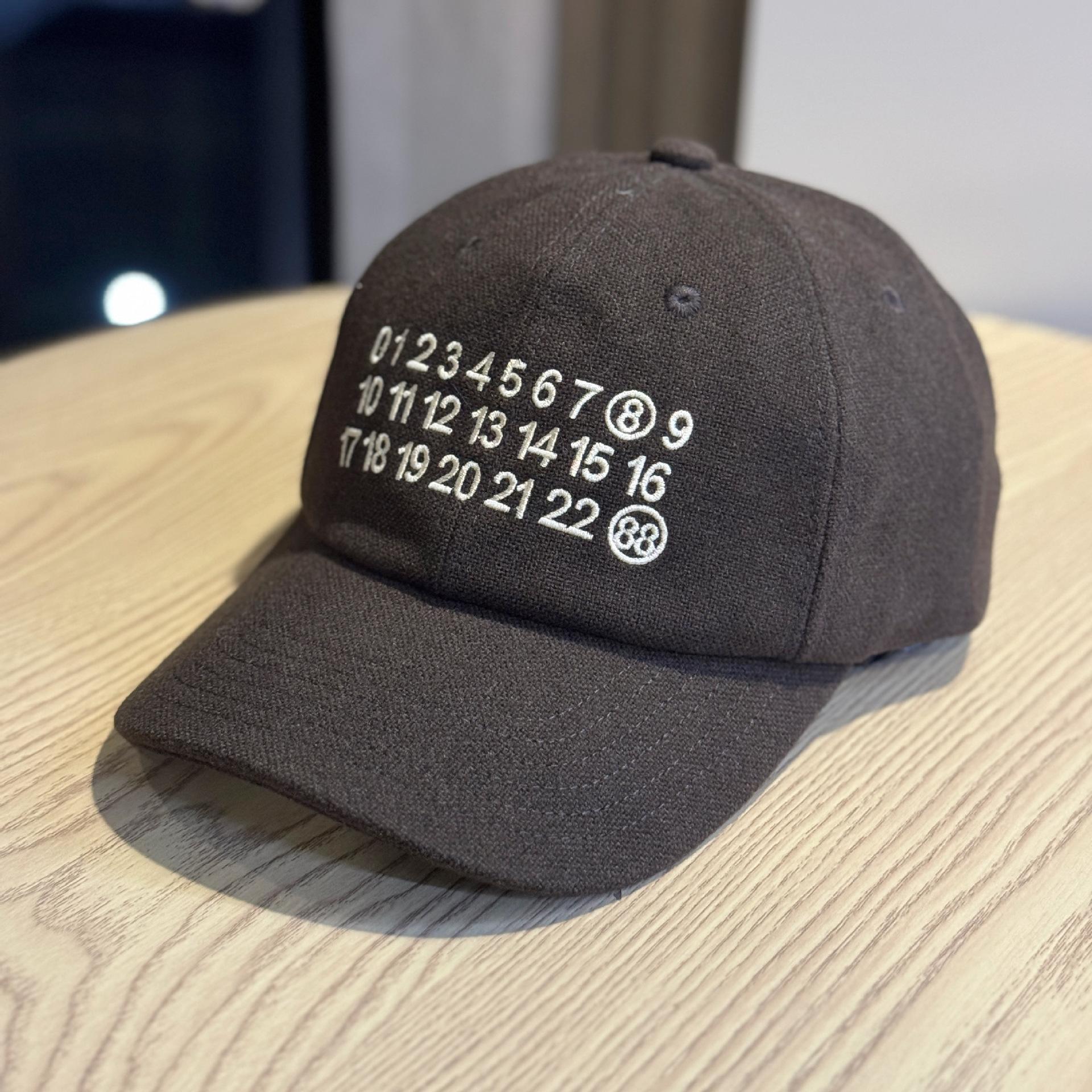 

Woolen Baseball Cap for Women Korean Style Face Showing Small Embroidery Baseball Cap Versatile and Fashionable Outdoor Sun Hat for Men Adjustable