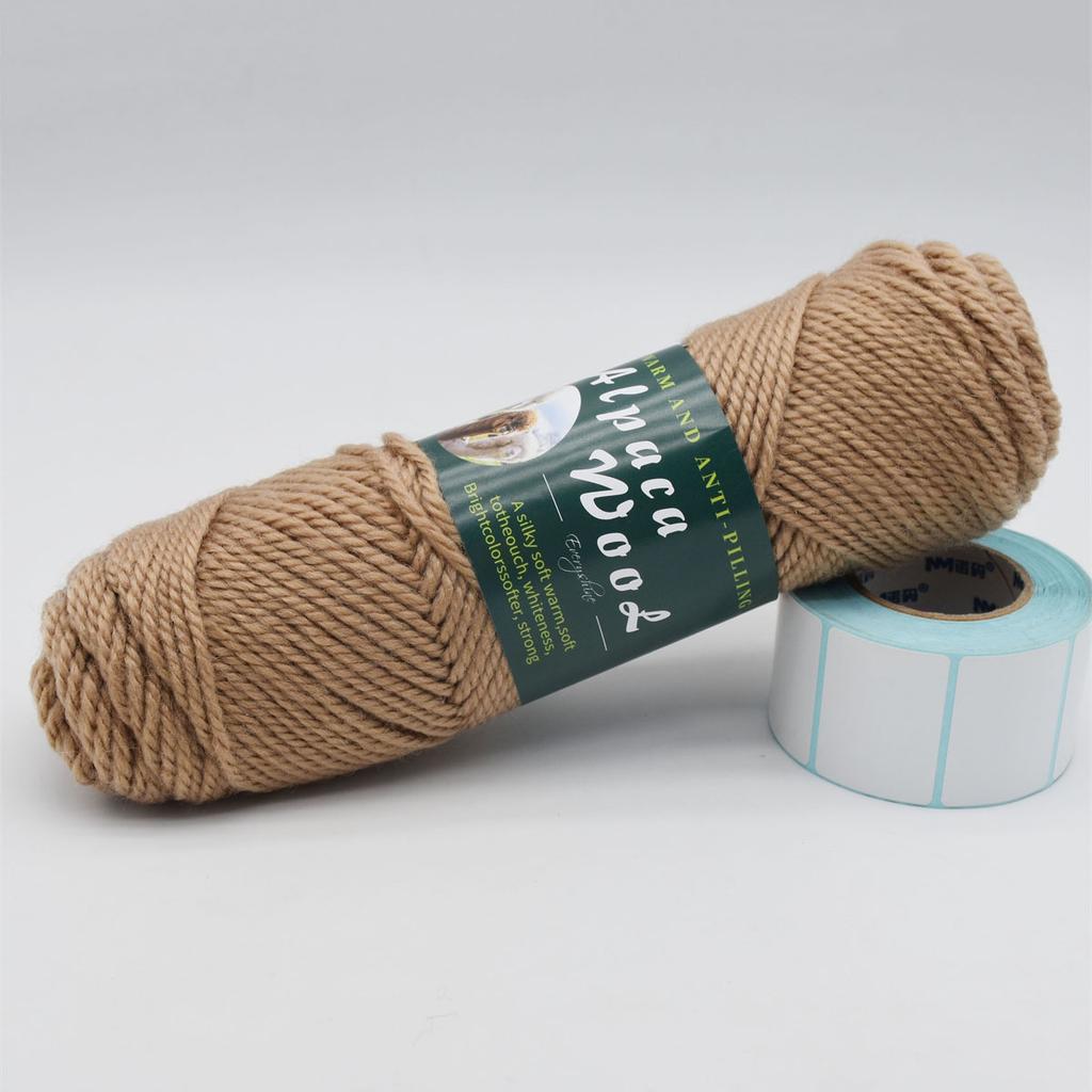 3 Knäuel Alpakawolle Garn 100g/Knäuel, 110m/Knäuel Mehrfarbig Weich & Warm Strick- Häkelgarn für Pullover, Schals, Mützen – 3,5-4,5mm Nadeln/Häkelnadeln