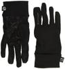 North Peak Inner Gloves for Snowboarding and Skiing, Men's and Women's, Touchscreen Compatible, NP-4446 BK L
