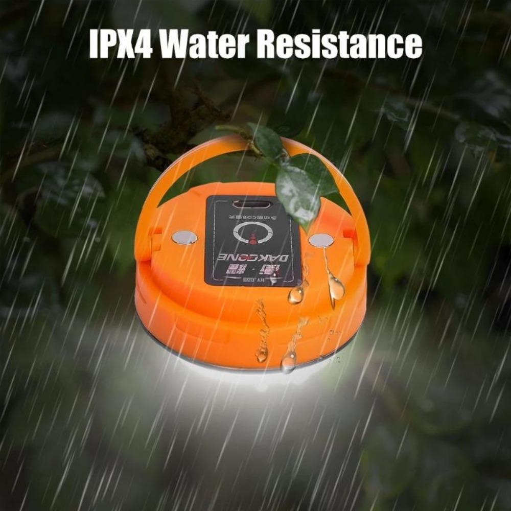 3000lm Mini High Power LED Camping Flashlight USB Rechargeable with Magnet Base Power Bank for Outdoor Tent Portable Emergency Lantern