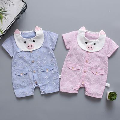 baby boy short sleeve jumpsuit
