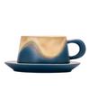 Light Luxury Ceramic Coffee Cup and Saucer Gift Set