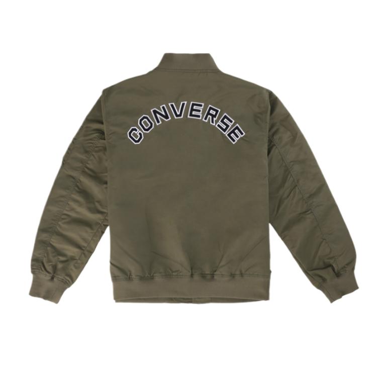 Converse Jackets Men's Green Moderate Pilot MCH658-E9A