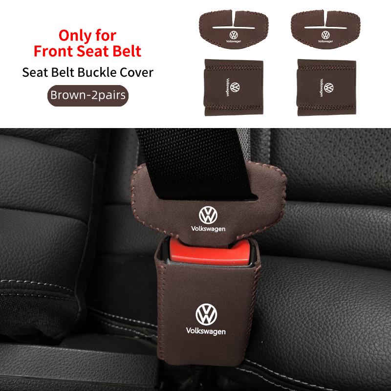2026 Hot For Volkswagen VW Car Seat Belt Buckle Clip Protector Cover Accessories For Volkswagen VW Scirocco Jetta Beetle Golf Pa