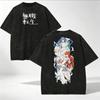 Anime Mushoku Tensei Eris Greyrat Roxy Migurdia Maglietta Lavata Cartone Animato Uomo Donna Cotone Fitz Manica Corta T-shirt Streetwear