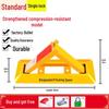 Heavy-Duty Triangle Parking Space Lock - Anti-Collision, Pressure-Resistant Floor Post for Garage