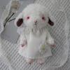 [USED] Round White Sheep Plush Toy Teddy Bear Overseas Artist Sheep Handmade