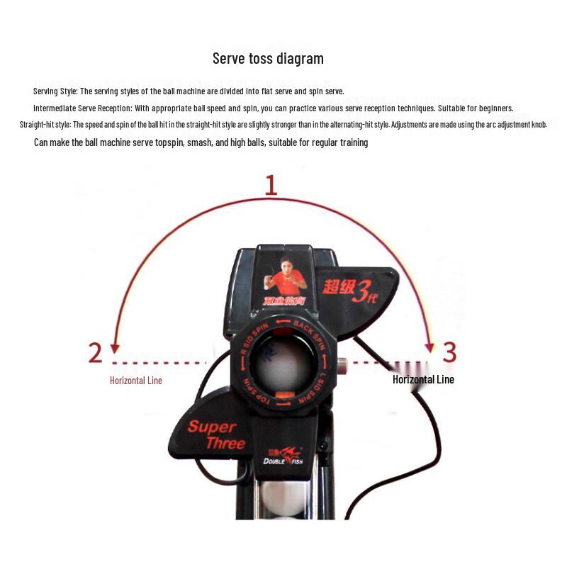 Double Fish Super 3 Table Tennis Robot