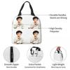 Cup Of Shinji Insulated Lunch Bag for Kids School Cooler Thermal Food Box Tote Portable Lunch Boxes Container