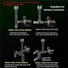 Aquarium Skimmer Transparant Acryl Lily Pipe Draaiend Oppervlak Inlaat Uitlaat Waterplant Tank Filter Reiniging B