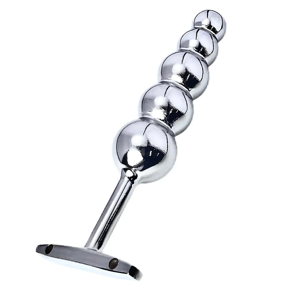Metal 5 Balls Anal Beads Prostate Massager Anal Expander Training Butt Plug G-Spot Masturbator Sex Toys Butt Toys For Women/Men