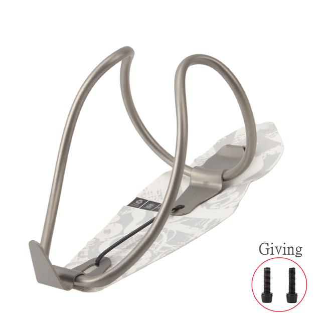 MTB Road Bike Water Bottle Cage Ultralight 26g Titanium Alloy Bike Bottle Rack Holder Bottle Bracket For XXX Bicycle Accessories