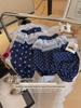 Girls' Polka Dot Lace Bloomers - Summer Pumpkin Patchwork Trousers, Thin Style for Baby