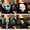 Mmarilyn Mmanson Singer Pillow Case Cushion Cover Soft Washable Pillow Case MultiScene For Couch Bed Travel Office Use